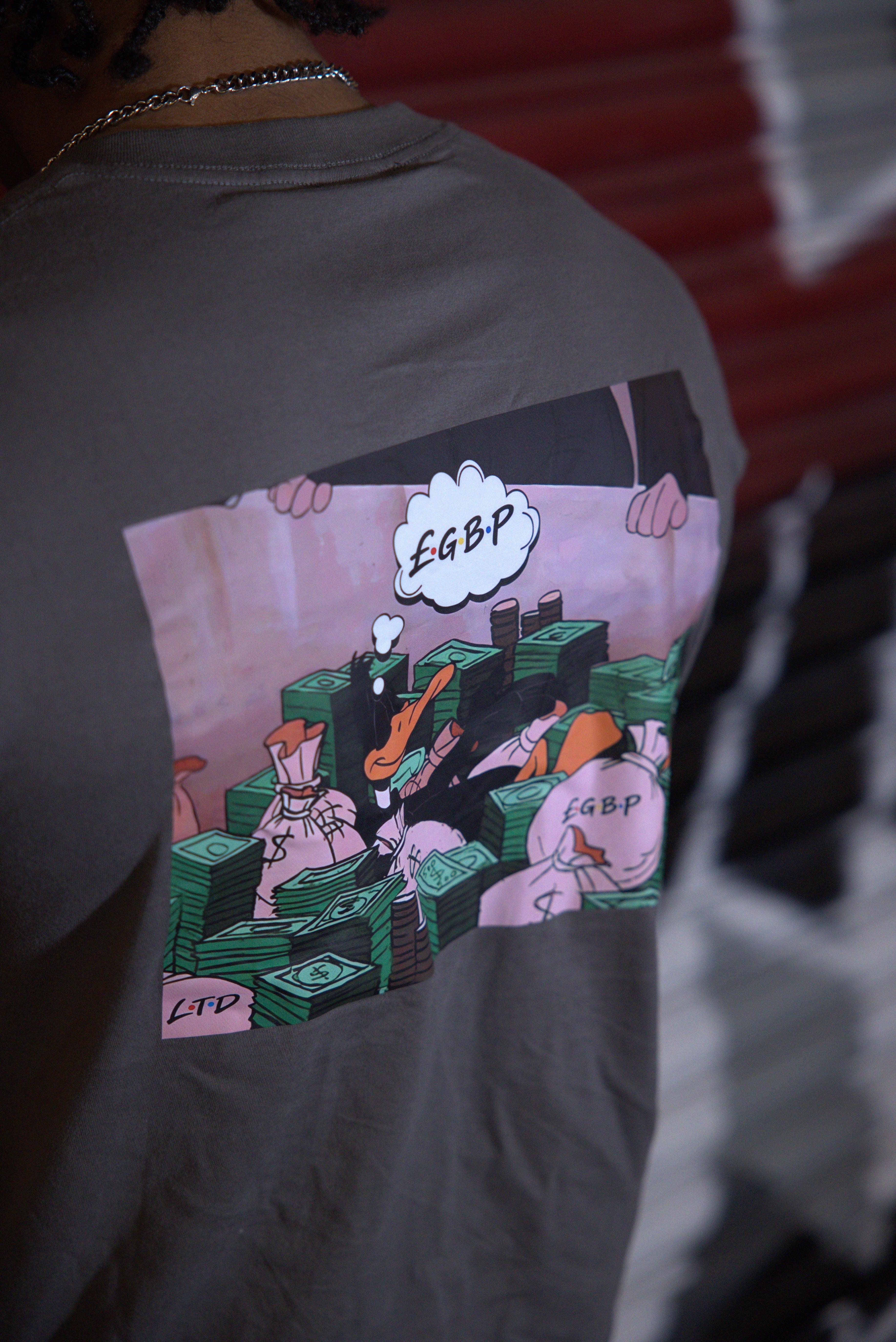 GBP England Daffy Limited Edition Grey T-Shirt Drop 001