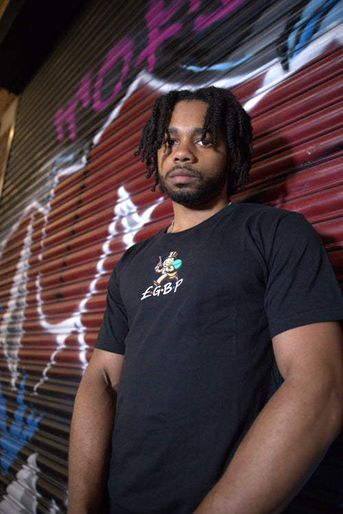 GBP X Franklin Black T-Shirt | GBP England Sociopath Collection