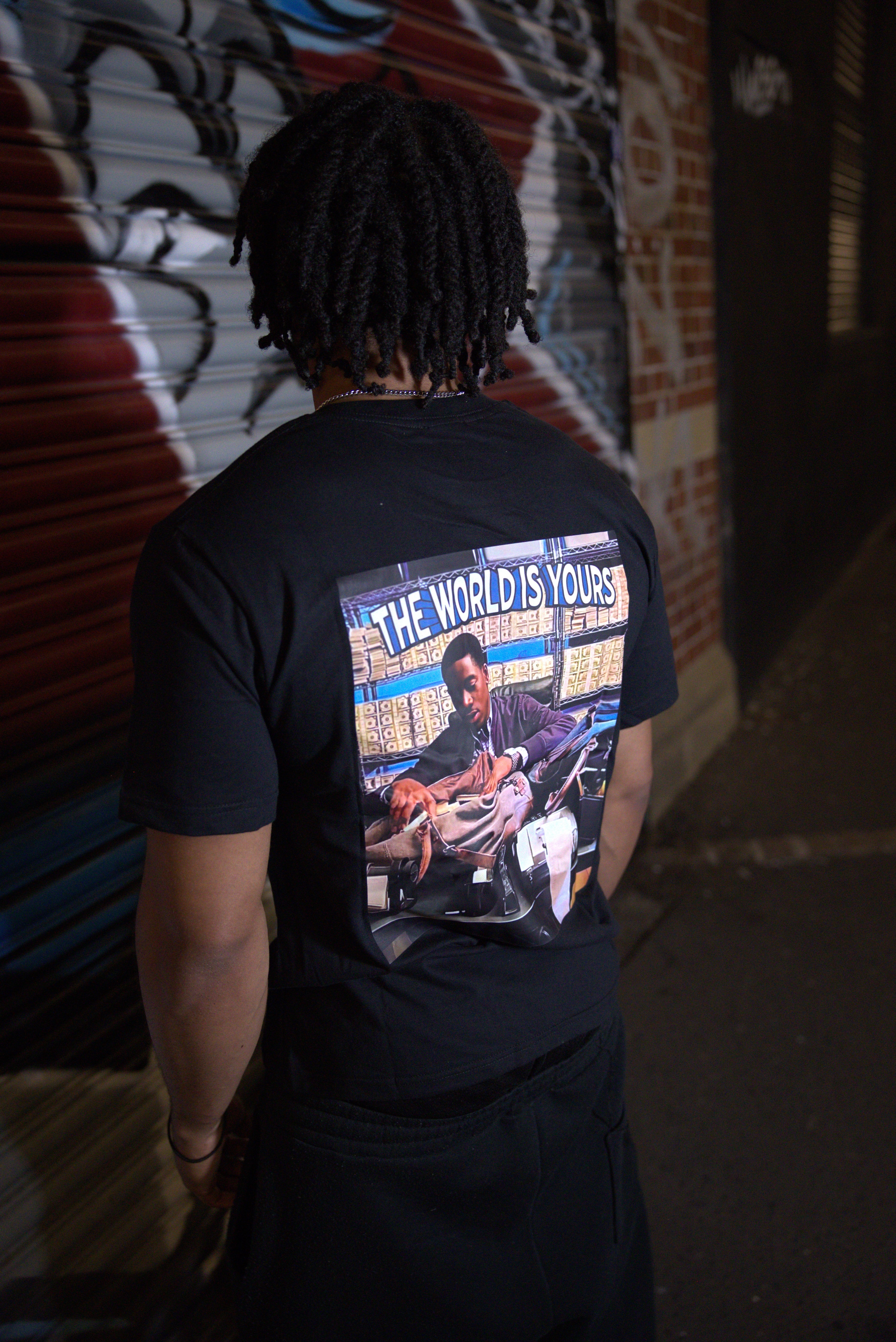 GBP X Franklin Black T-Shirt | GBP England Sociopath Collection