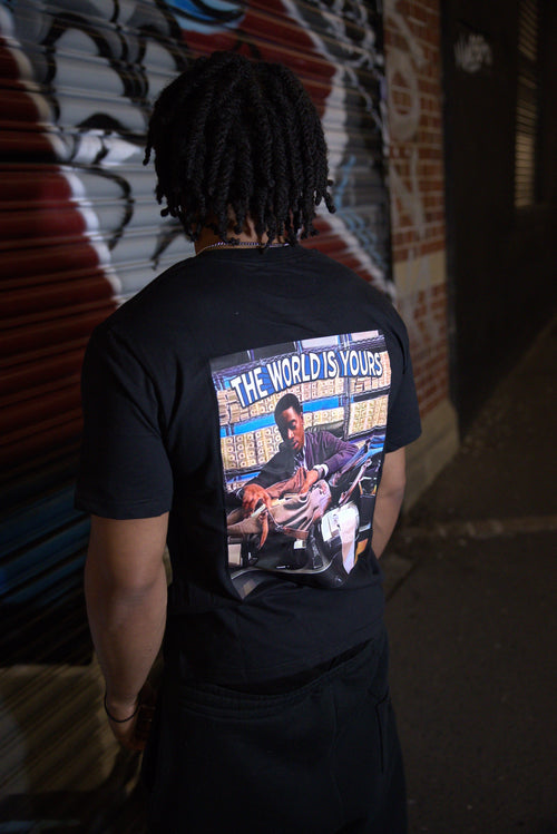 GBP X Franklin Black T-Shirt | GBP England Sociopath Collection