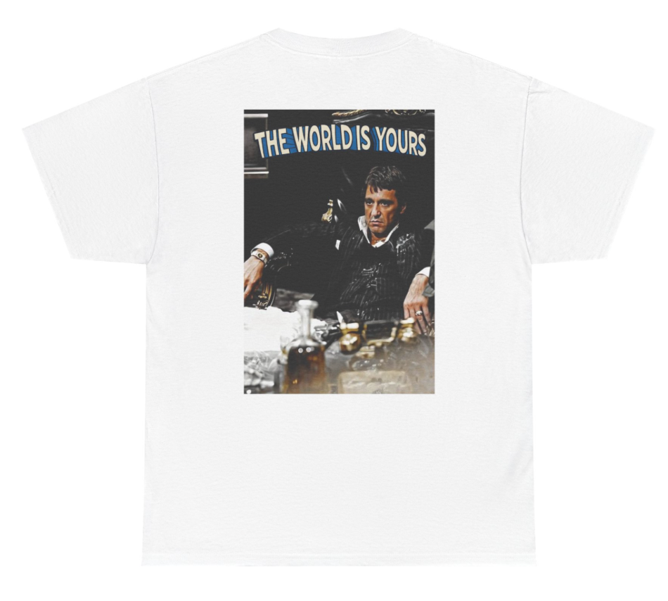 GBP X "SCARFACE" (WHITE TEE)